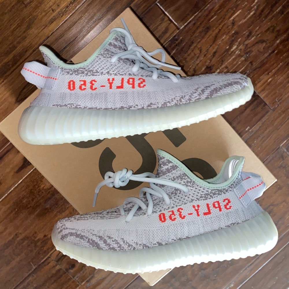 Yeezy blue tint